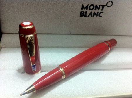 AAA Grade Mont blanc Boheme Rollerball Red Pen Gold Clip
